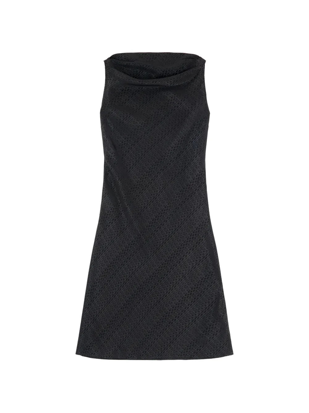 MM6 Maison Margiela jacquard dress - Schwarz
