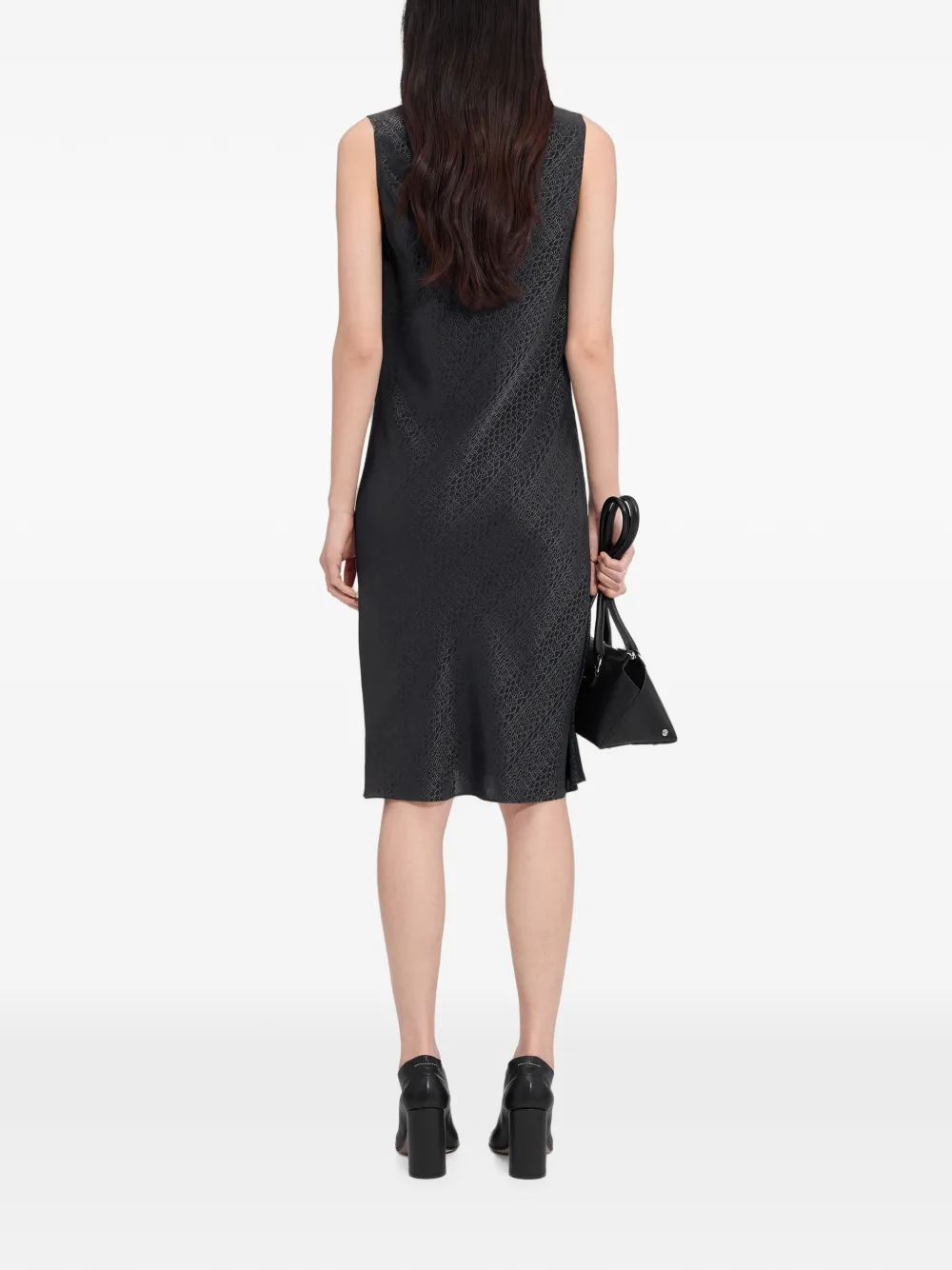 MM6 Maison Margiela Jacquard jurk Zwart