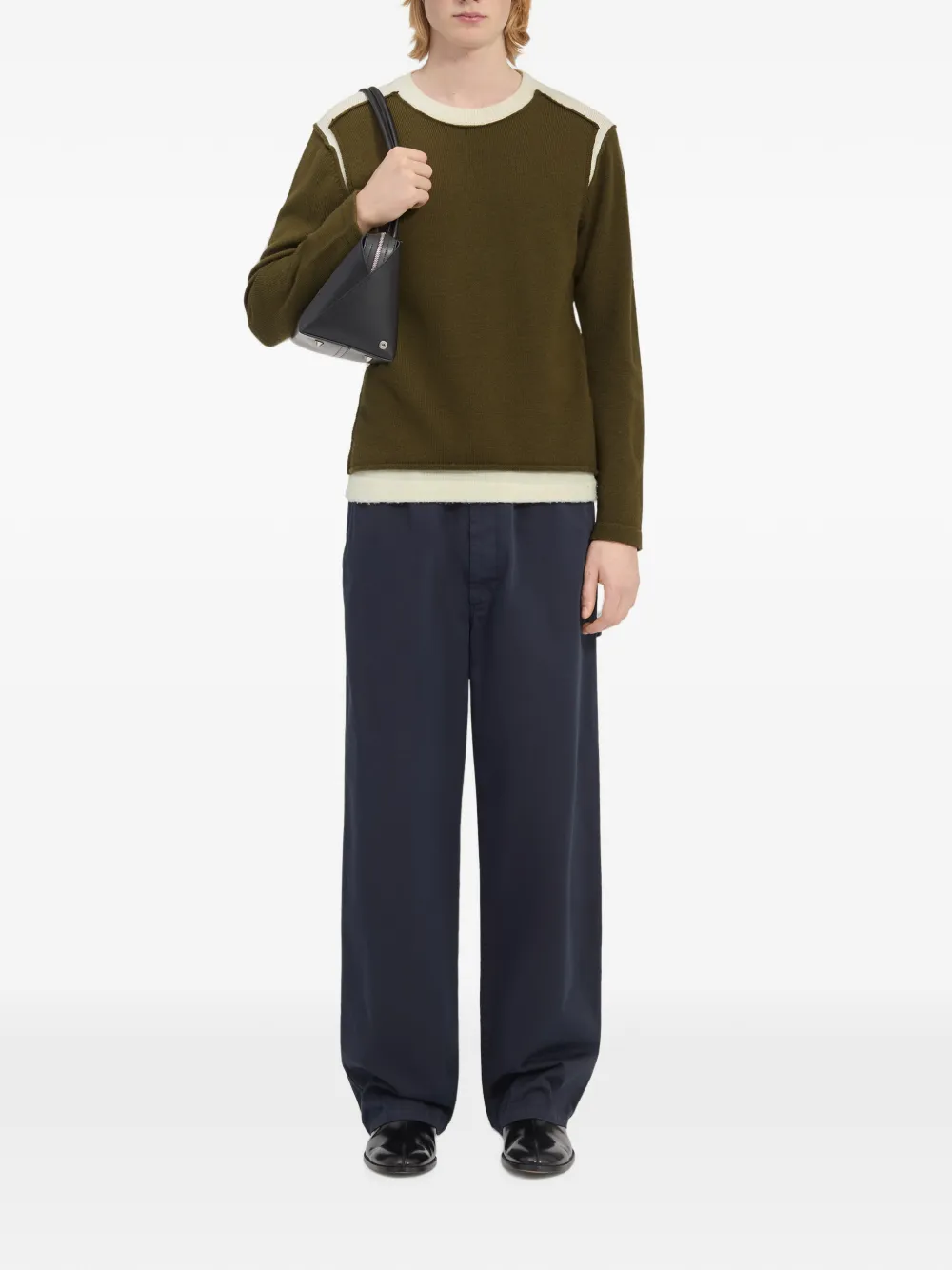 MM6 Maison Margiela Trui met ronde hals Groen