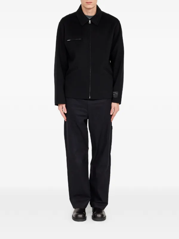 ジャケット・アウター Martin Margiela 2019SS Double Jacket MM6 Maison Margiela double-faced Wool Zip Jacket | Black | FARFETCH