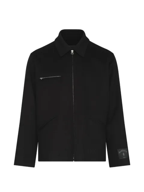 MM6 Maison Margiela double-faced wool zip jacket