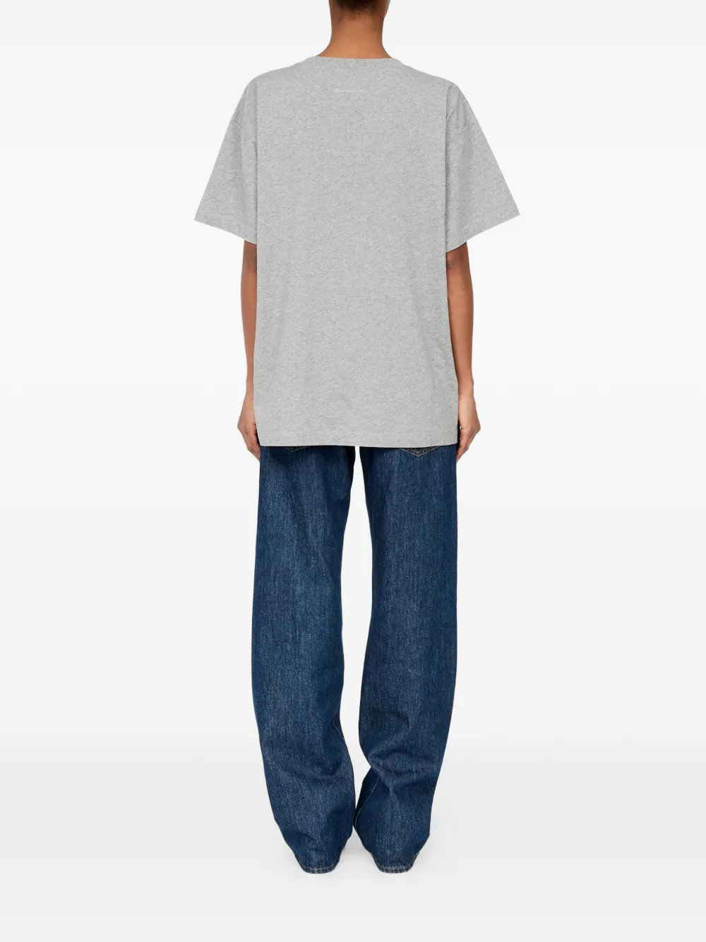 MM6 Maison Margiela Katoenen jersey T-shirt Grijs