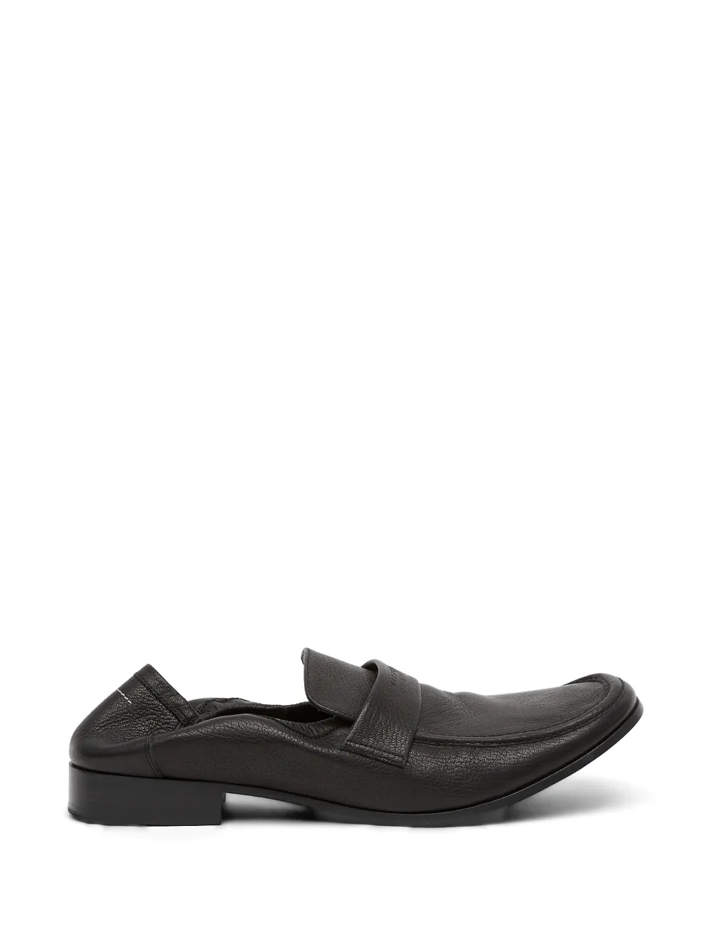 MM6 Maison Margiela Swing Toe leather loafers - Nero