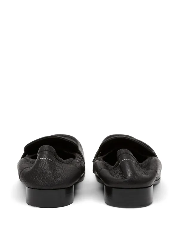 MM6 Maison Margiela Swing Toe レザーローファー | ブラック
