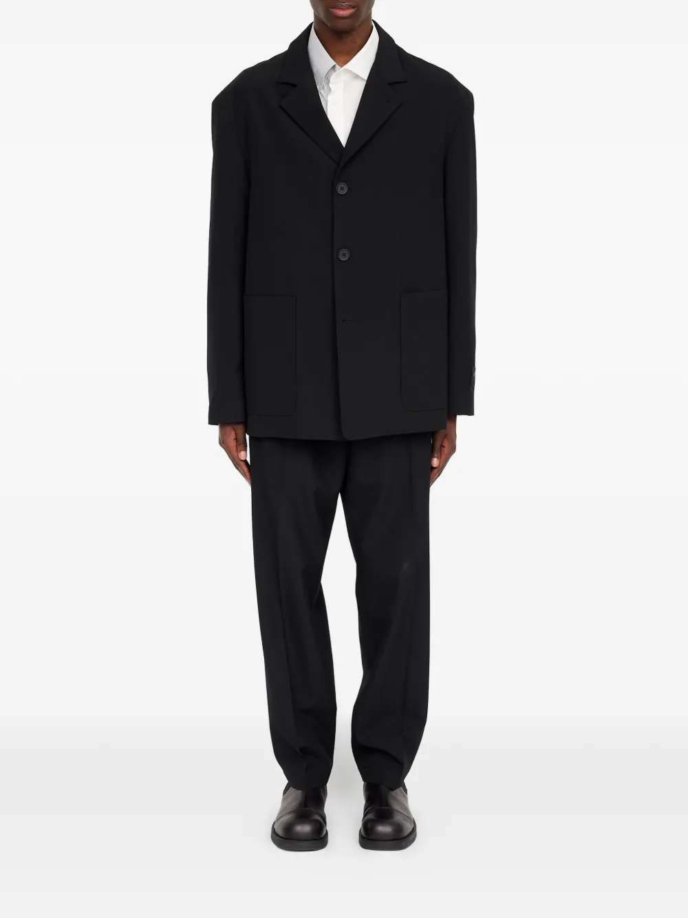 MM6 Maison Margiela Colbert van wolblend Grijs