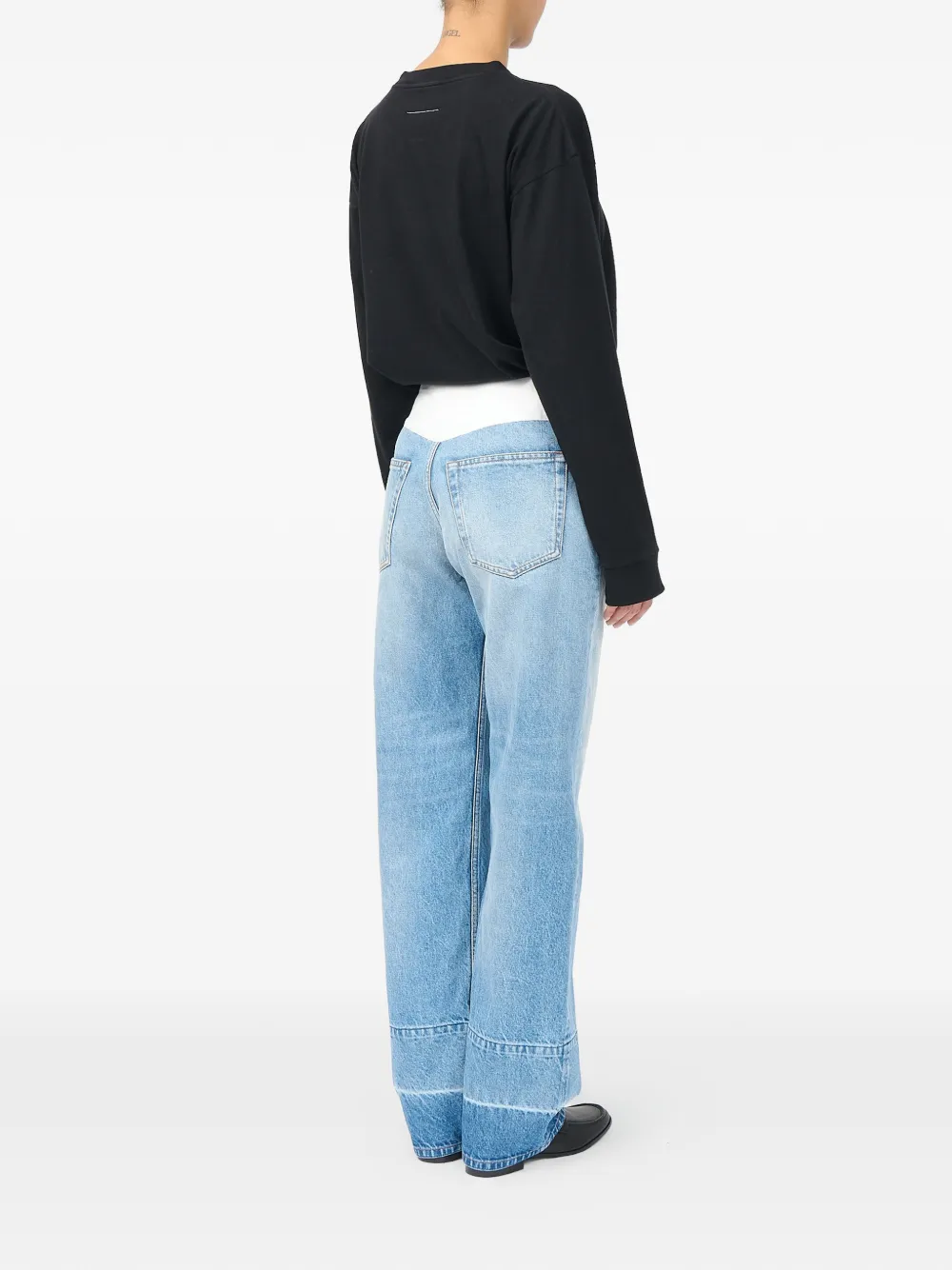 MM6 Maison Margiela Straight jeans Blauw