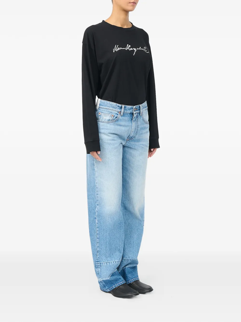 MM6 Maison Margiela Straight jeans Blauw