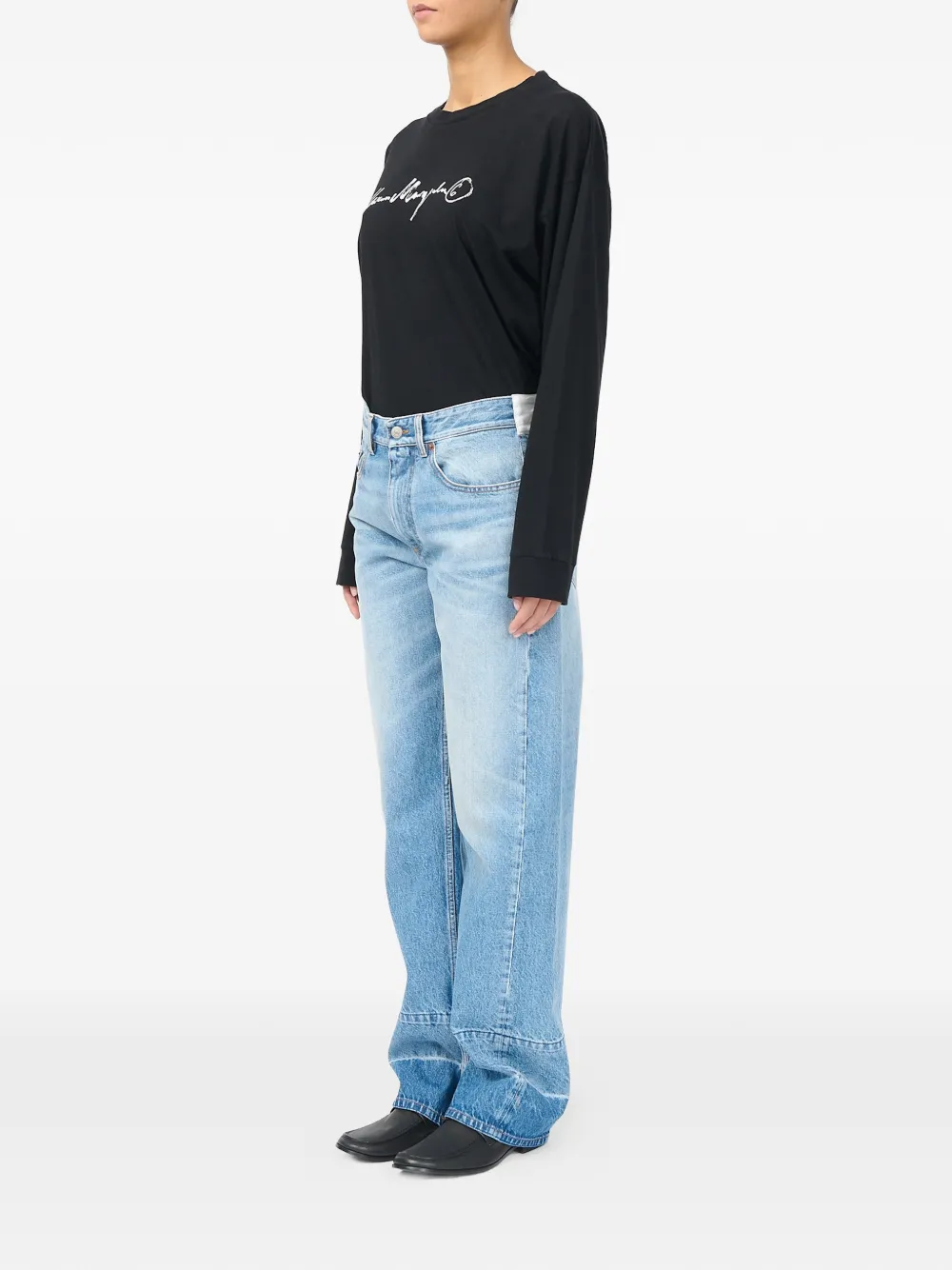 MM6 Maison Margiela Straight jeans Blauw