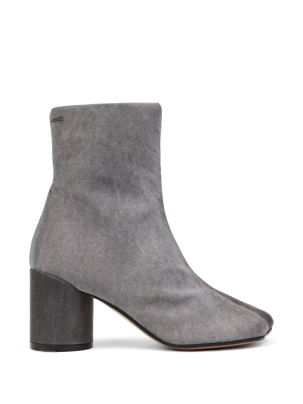 MM6 Maison Margiela Anatomic satin ankle boots Grijs