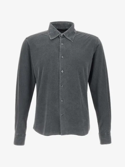 RRD Techno Wash piqué-texture shirt