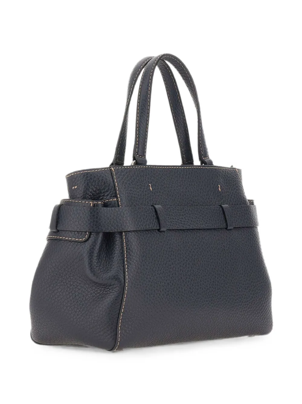 GIANNI CHIARINI Miranda leren shopper met hamer Blauw