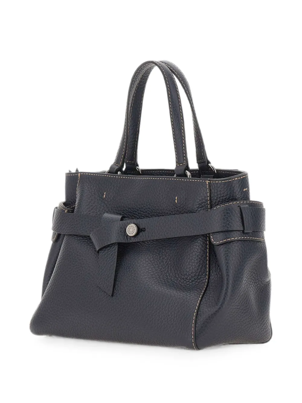 GIANNI CHIARINI Miranda leren shopper met hamer Blauw