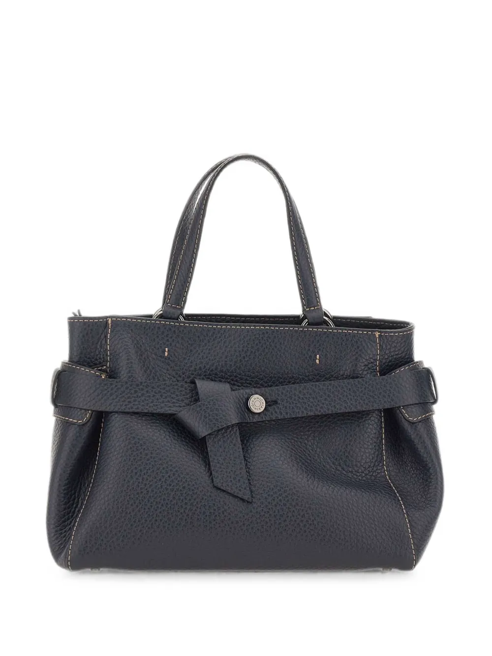 GIANNI CHIARINI medium Miranda hammered leather tote bag - Blu