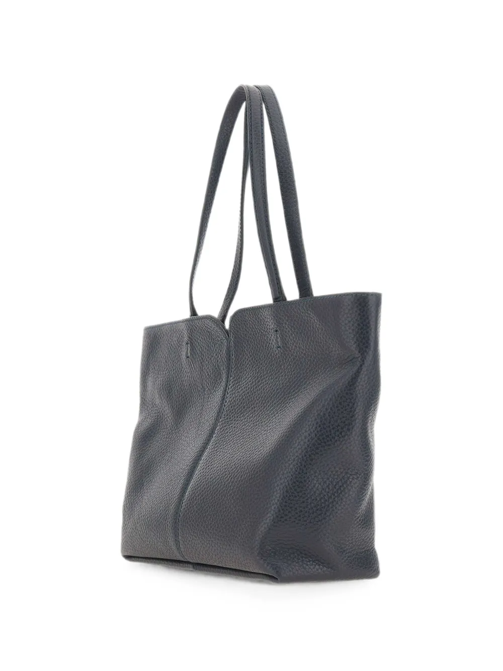 GIANNI CHIARINI large Sandra grained leather shoulder bag - Blu