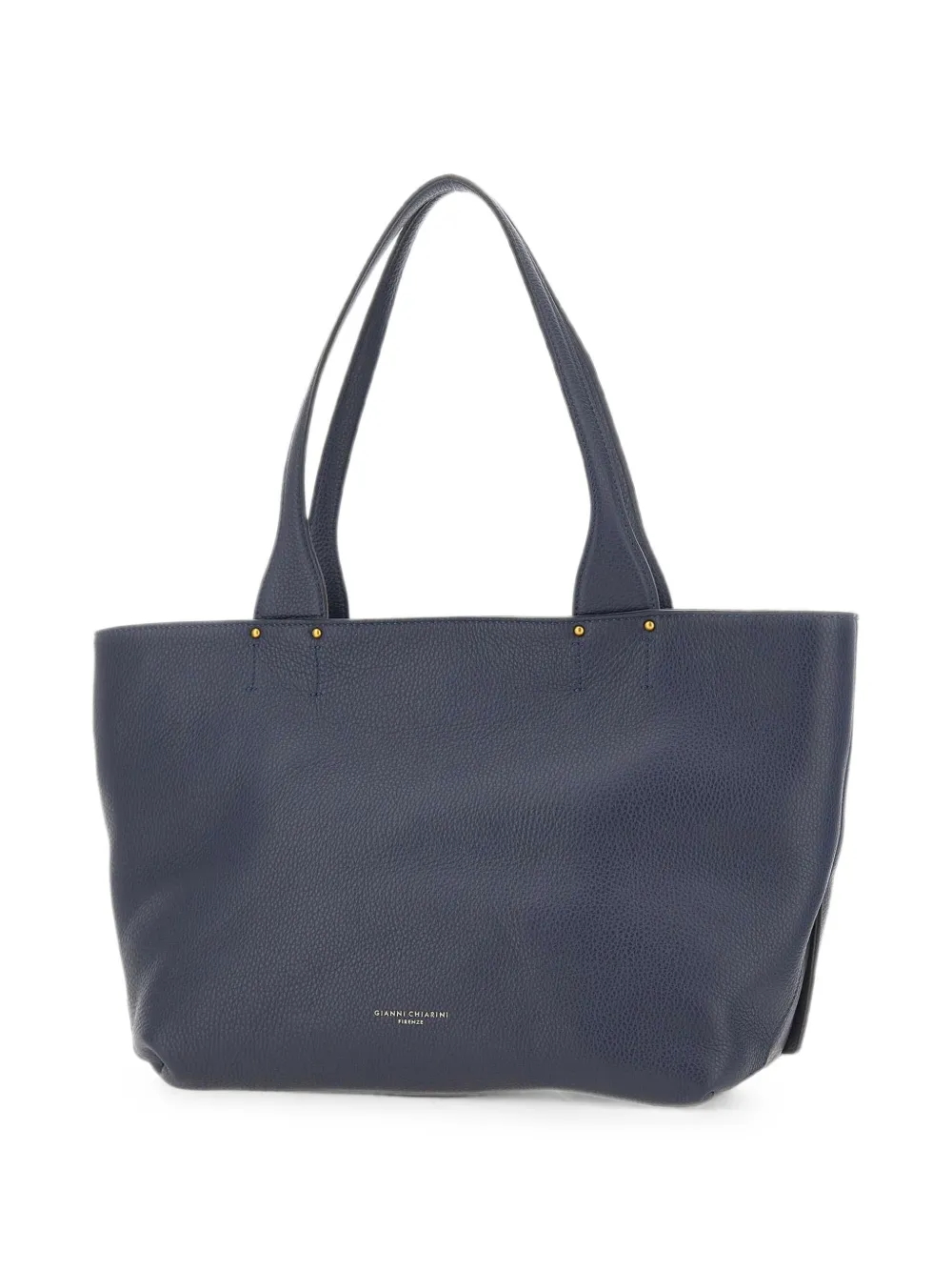 GIANNI CHIARINI Barbara leren shopper Blauw