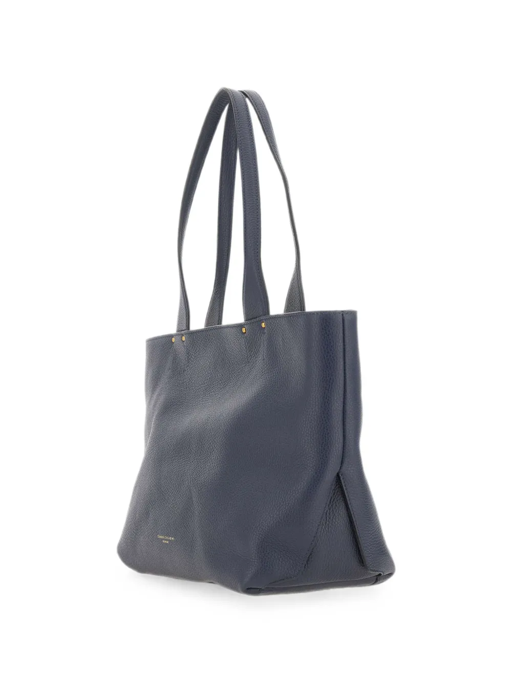 GIANNI CHIARINI Barbara leren shopper Blauw