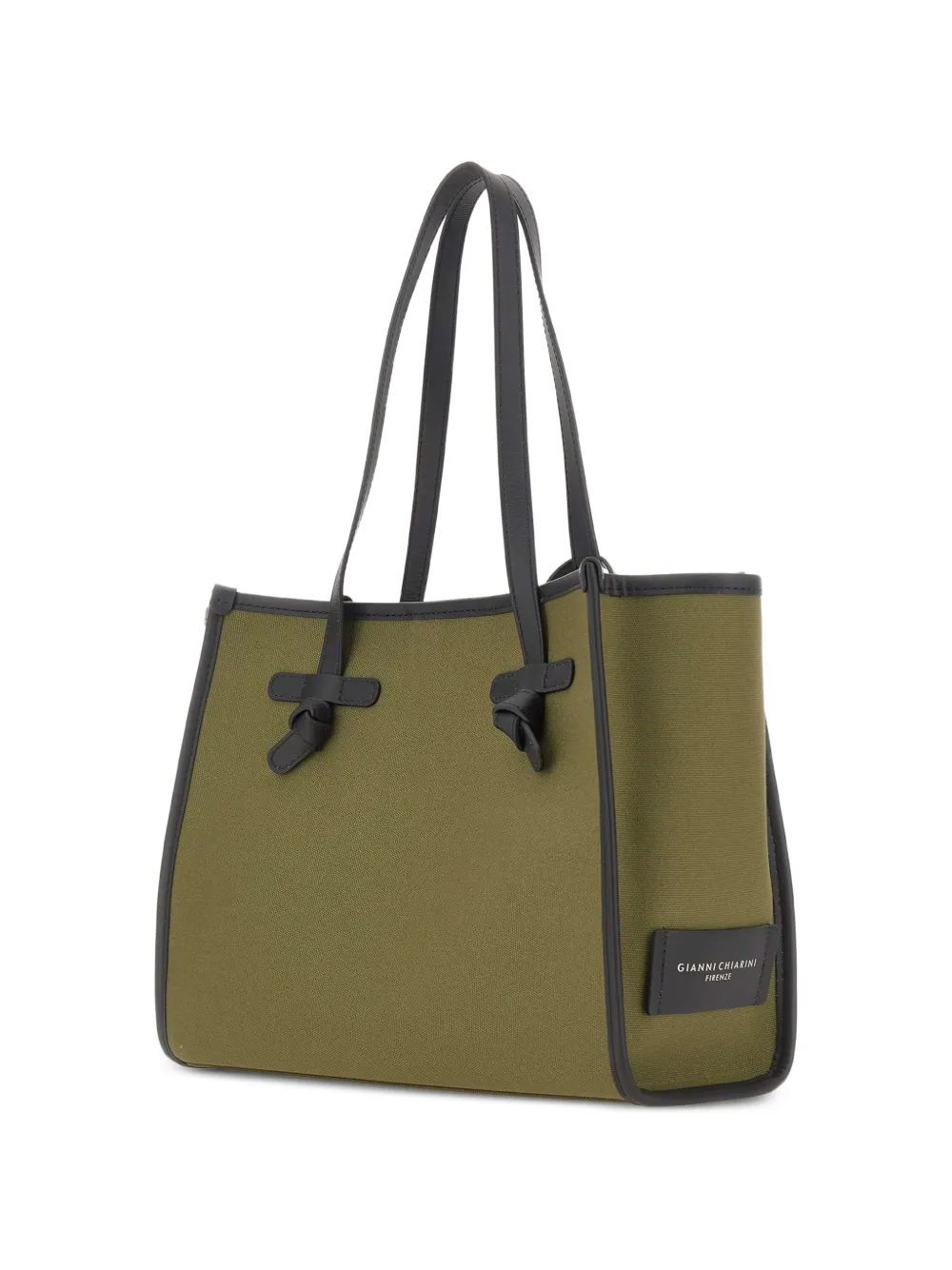 MARCELLA CLUB Marcella shopper met contrasterende afwerking Groen