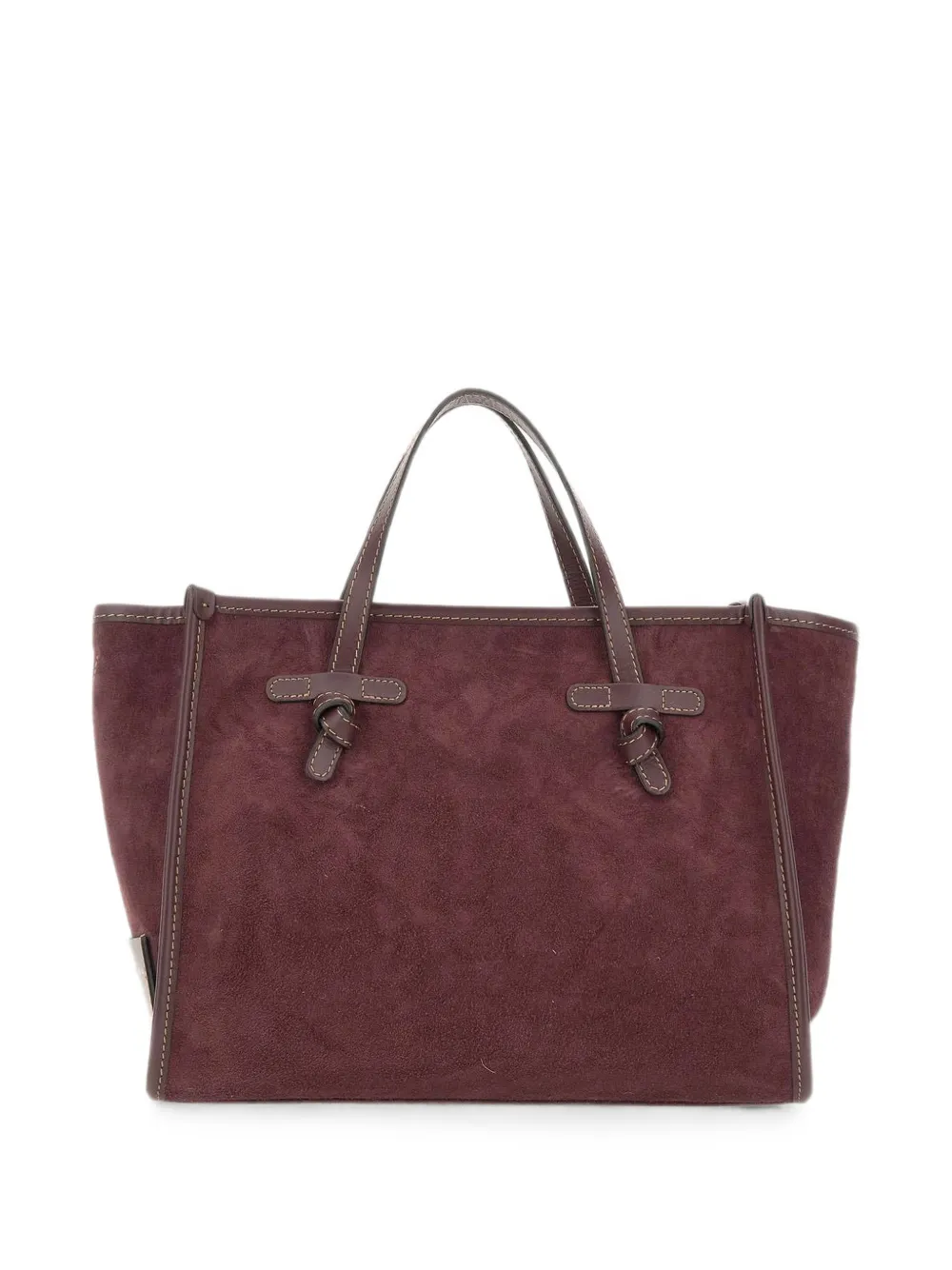 MARCELLA CLUB MissMarcella 32 suede shoulder bag - Rosso