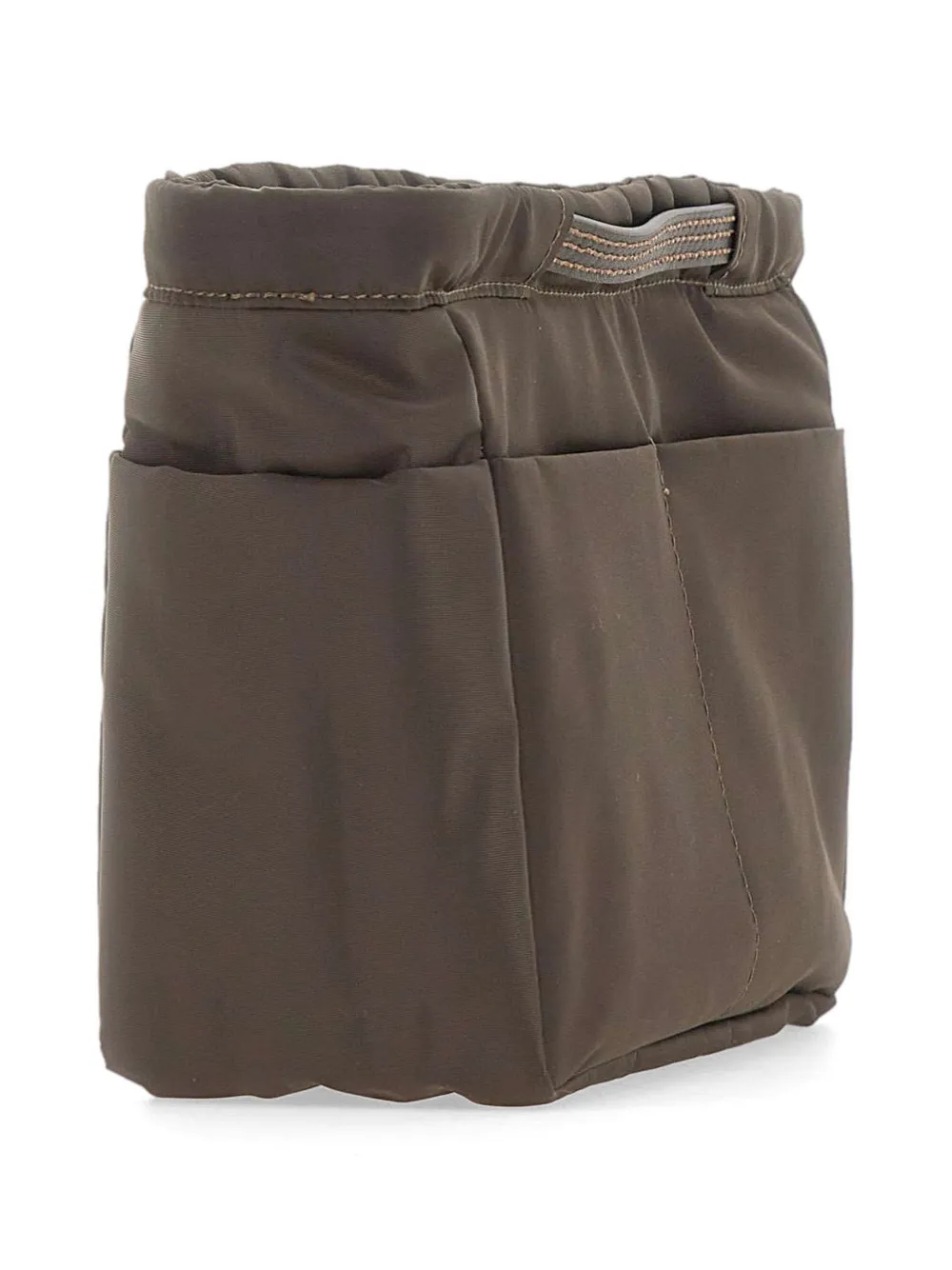 GIANNI CHIARINI BAGSinBAG clutch met contrasterend stiksel Bruin