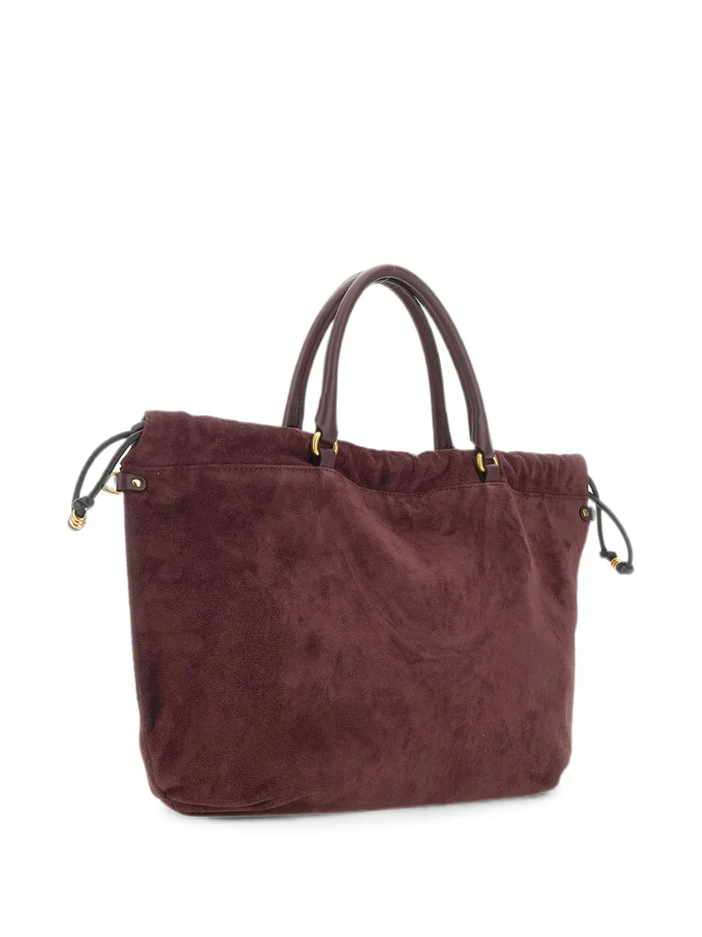 GIANNI CHIARINI Morgana suède shopper Rood