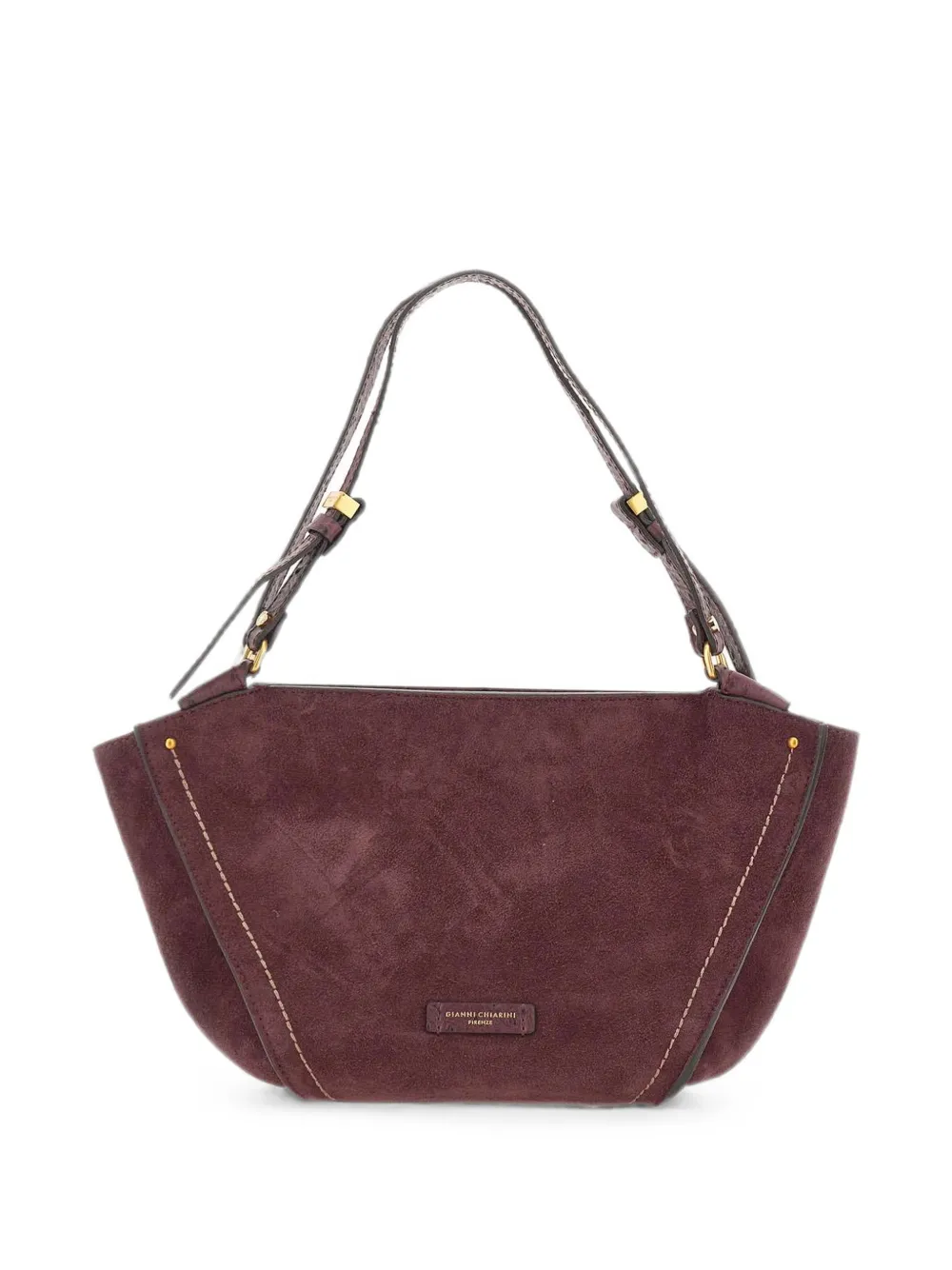 GIANNI CHIARINI Bloom tulip-shaped shoulder bag - Viola
