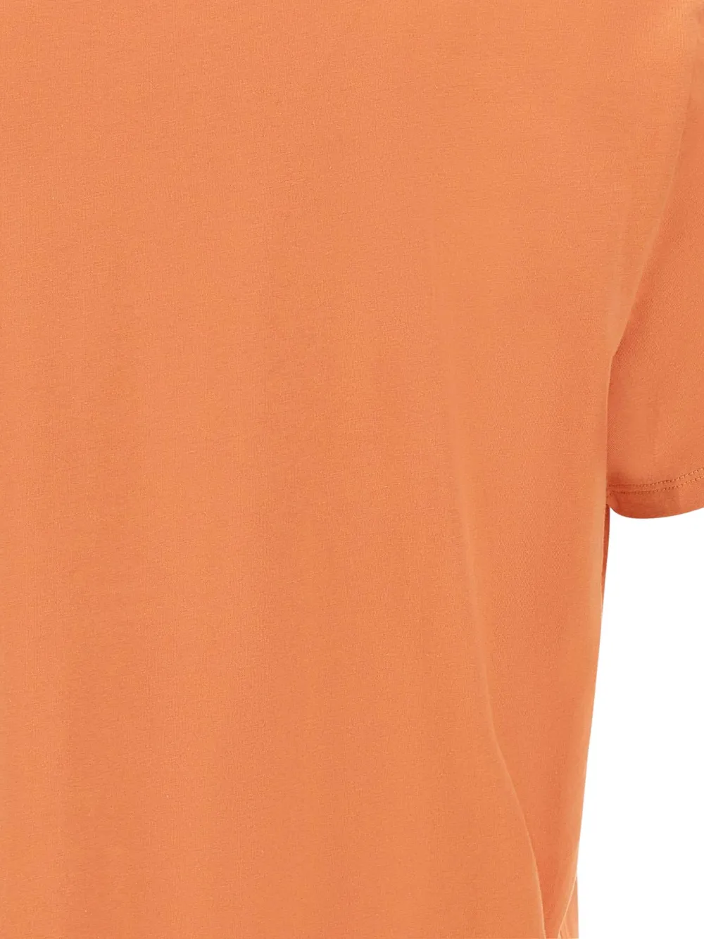 Lacoste Katoenen T-shirt met logopatch Oranje
