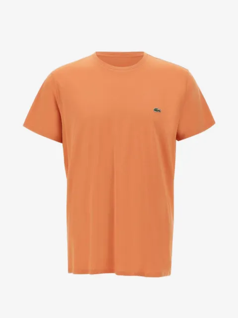 Lacoste logo-patch cotton T-shirt