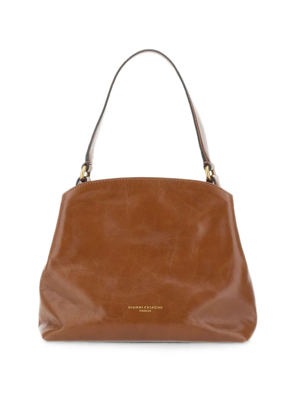 GIANNI CHIARINI Fiona leather shoulder bag - Marrone