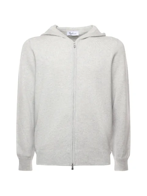 Galiano zip-up knit hoodie