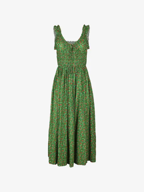 DÔEN Emmaretta floral-print midi dress