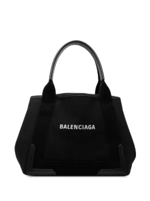 Balenciaga Pre-Owned 2020 デニム ネイビー カバ XS サッチェルバッグ