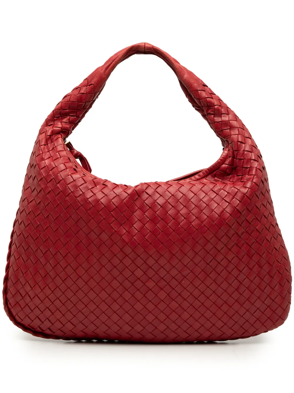 Bottega Veneta Pre-Owned 2007 Small Nappa Intrecciato Veneta hobo bag - Rosso