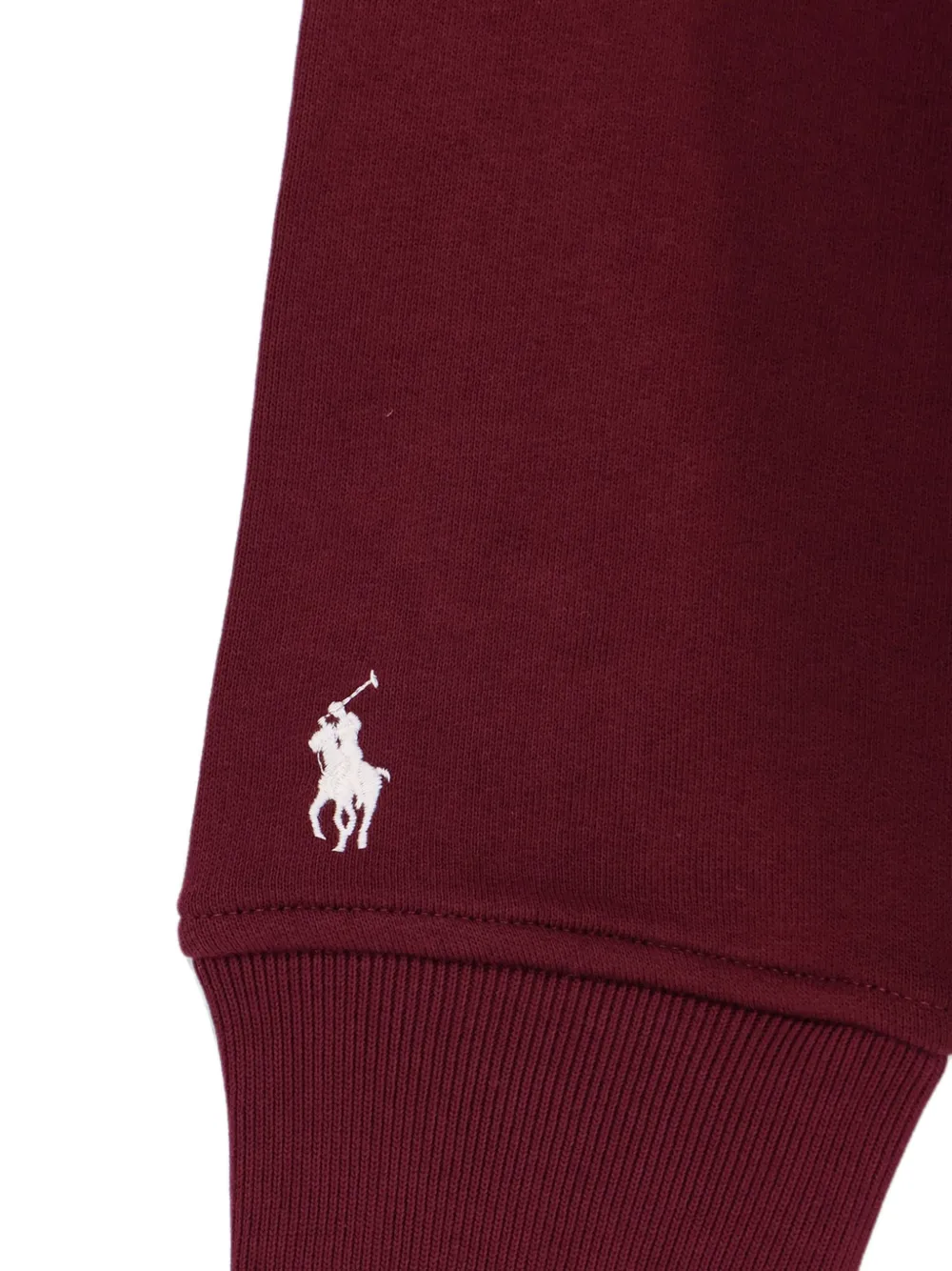 Polo Ralph Lauren Hoodie met logoprint en trekkoord Rood