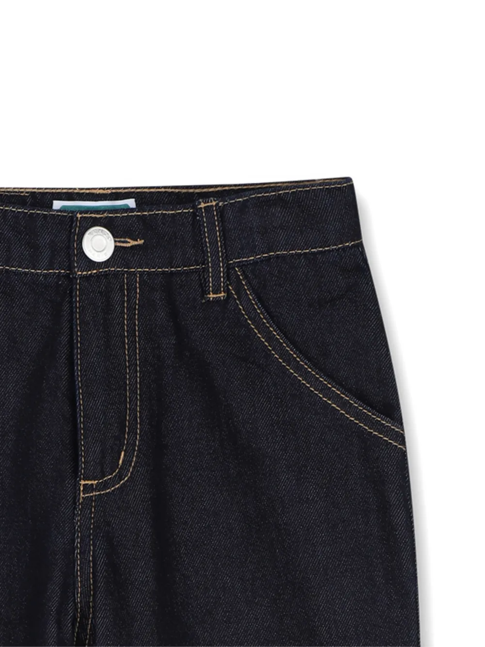 Kenzo Kids Jeans met contrasterende zak Blauw