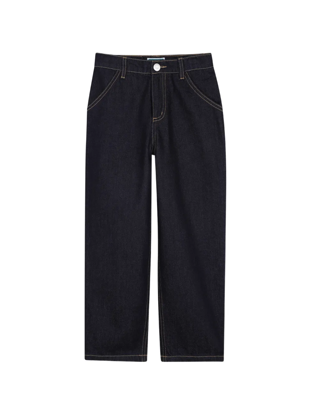 Kenzo Kids Jeans con tasche a contrasto - Blu
