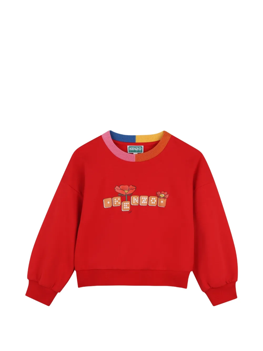 Kenzo Kids graphic-print sweatshirt - Red
