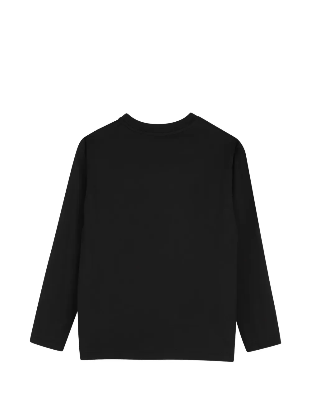 Lanvin Enfant T-shirt met lange mouwen Zwart