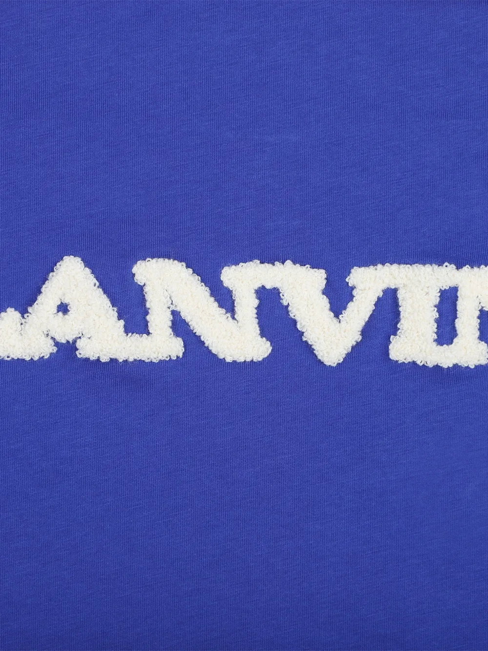 Lanvin Enfant T-shirt met logopatch Blauw
