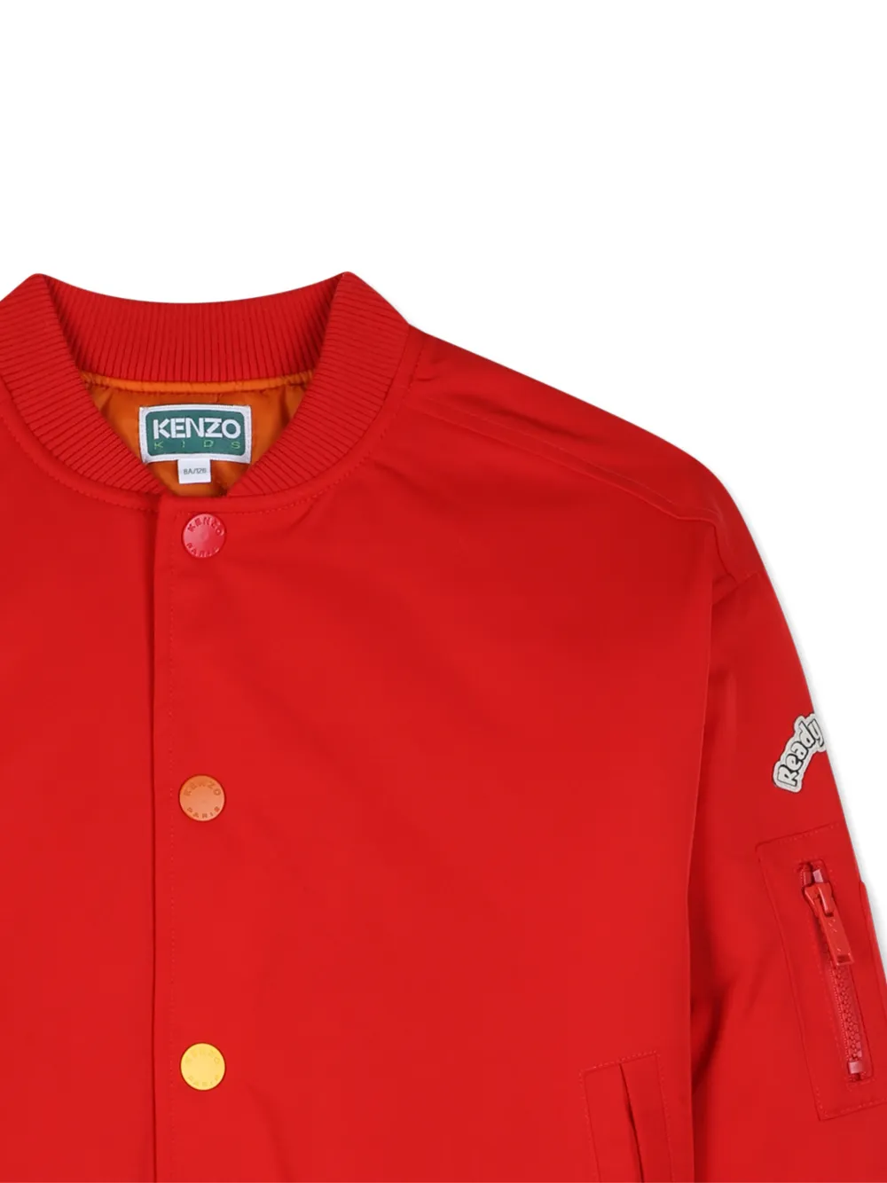 Kenzo Kids Bomberjack met print Rood