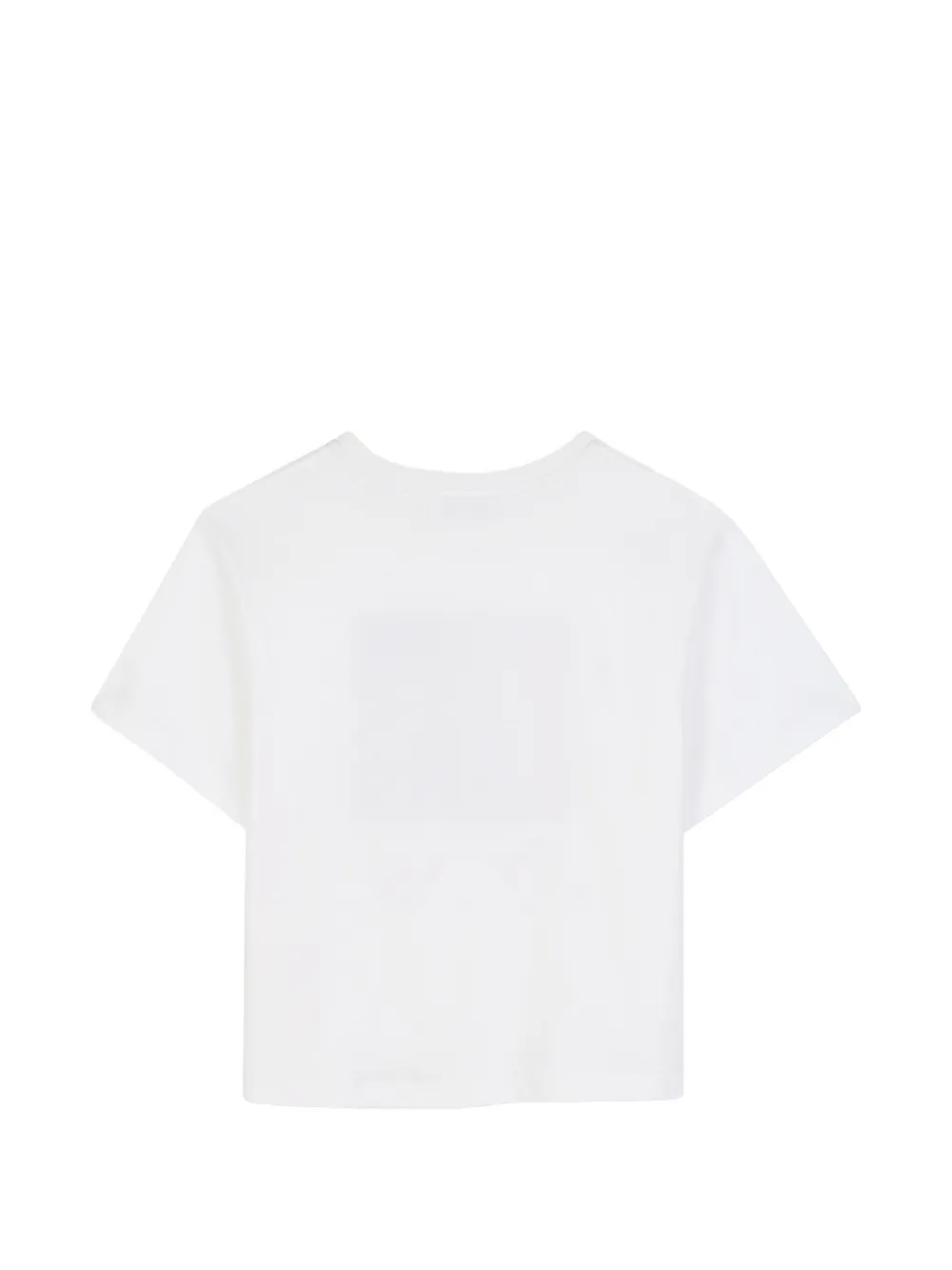 Lanvin Enfant T-shirt met logoprint Wit