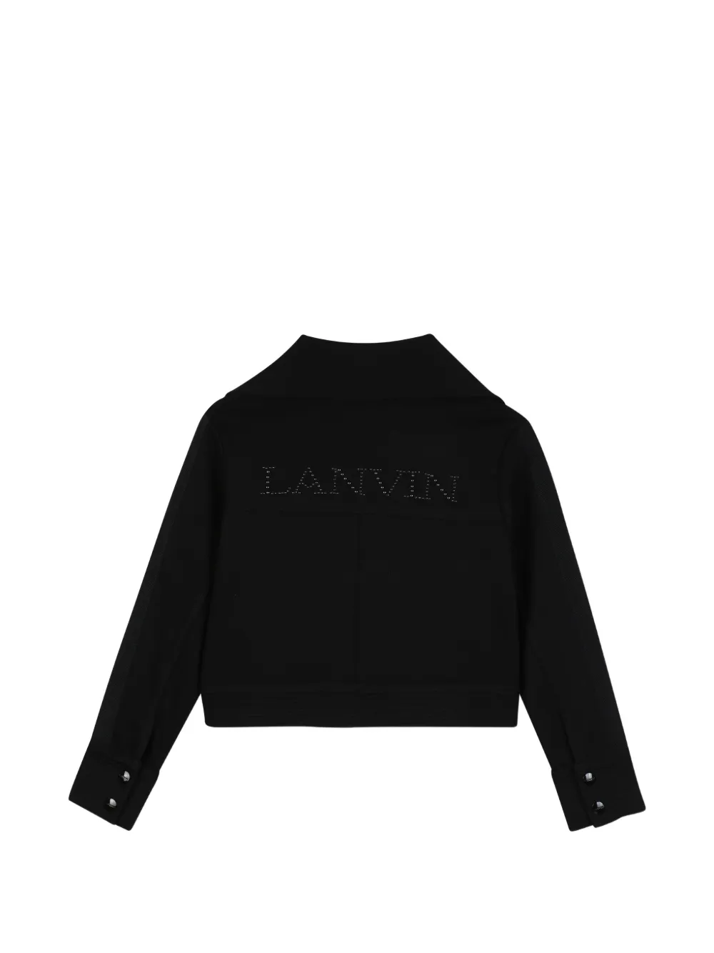 Lanvin Enfant Jack met logopatch Zwart