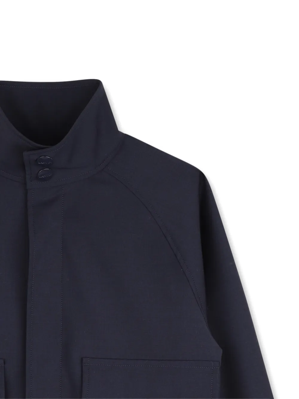 Lanvin Enfant Jack met trechterhals en logopatch Blauw