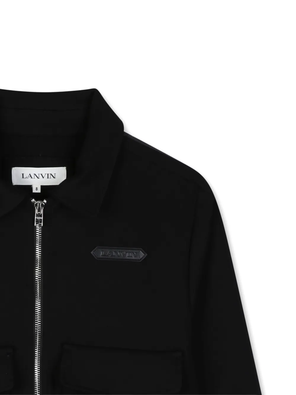 Lanvin Enfant Jack met logopatch Zwart