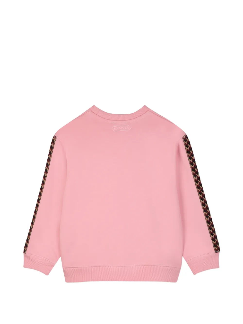 Lanvin Enfant T-shirt met geborduurd logo Roze