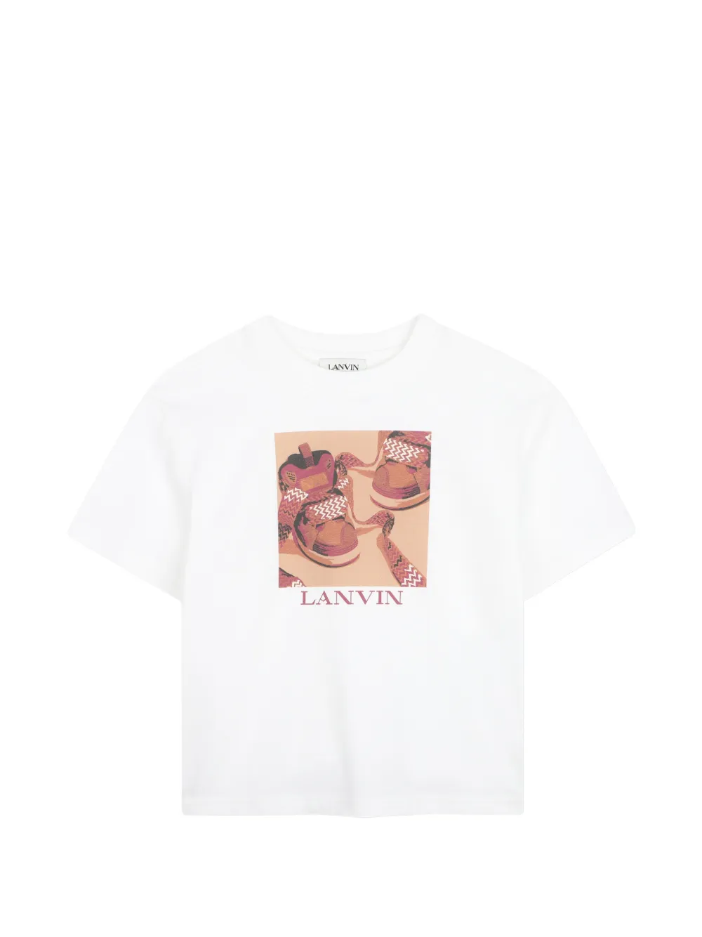 Lanvin Enfant T-shirt con stampa - Bianco