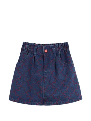 Fendi Kids デニムスカート | ブルー | FARFETCH JP