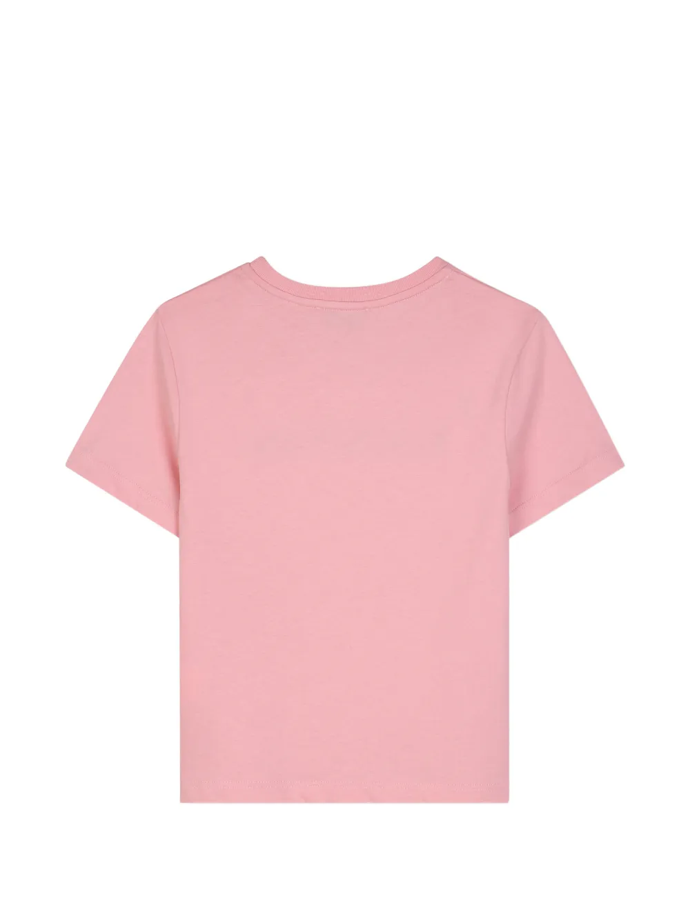 Lanvin Enfant T-shirt met geborduurd logo Roze