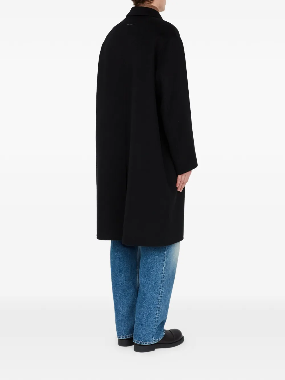 MM6 Maison Margiela Wollen jas Zwart