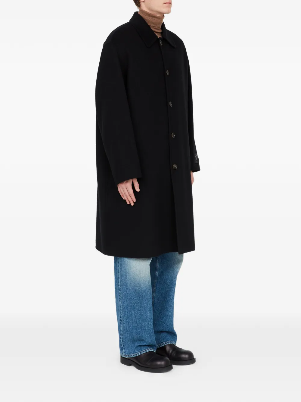 MM6 Maison Margiela Wollen jas Zwart