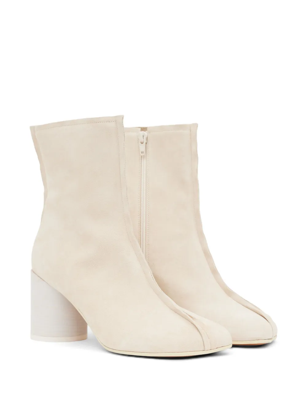 MM6 Maison Margiela Anatomic stitch-toe ankle boots Beige